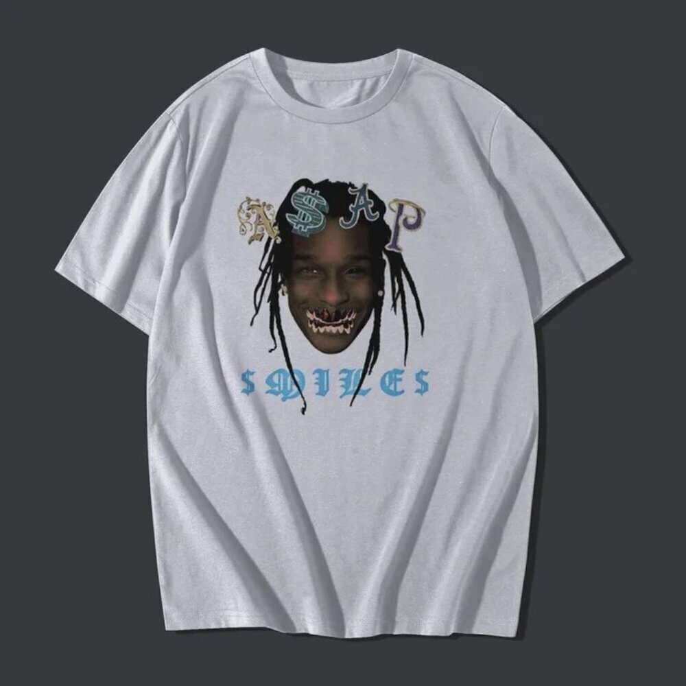 ASAP Rocky Rap Icon Streetwear Graphic T-Shirt